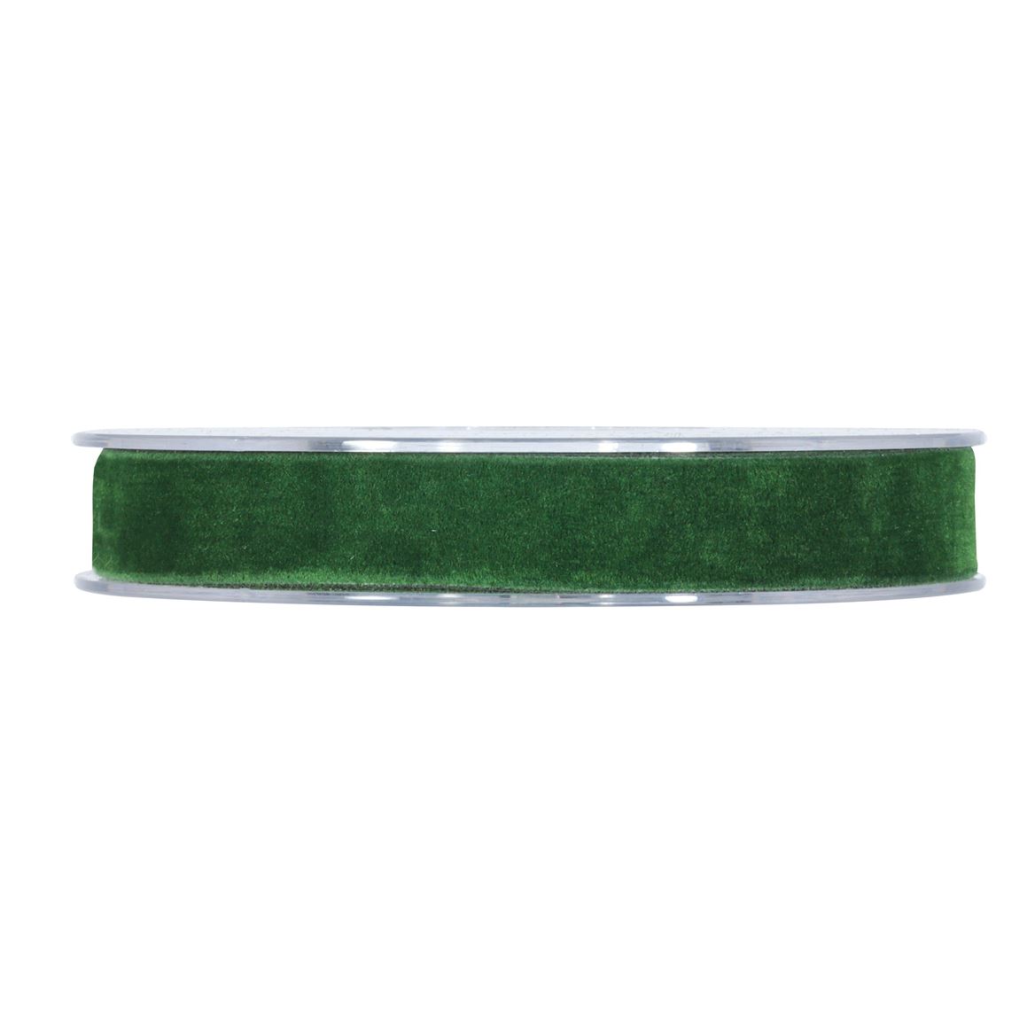 .xmas. Nastri Double Velvet Mm15x7mt - Dark Green